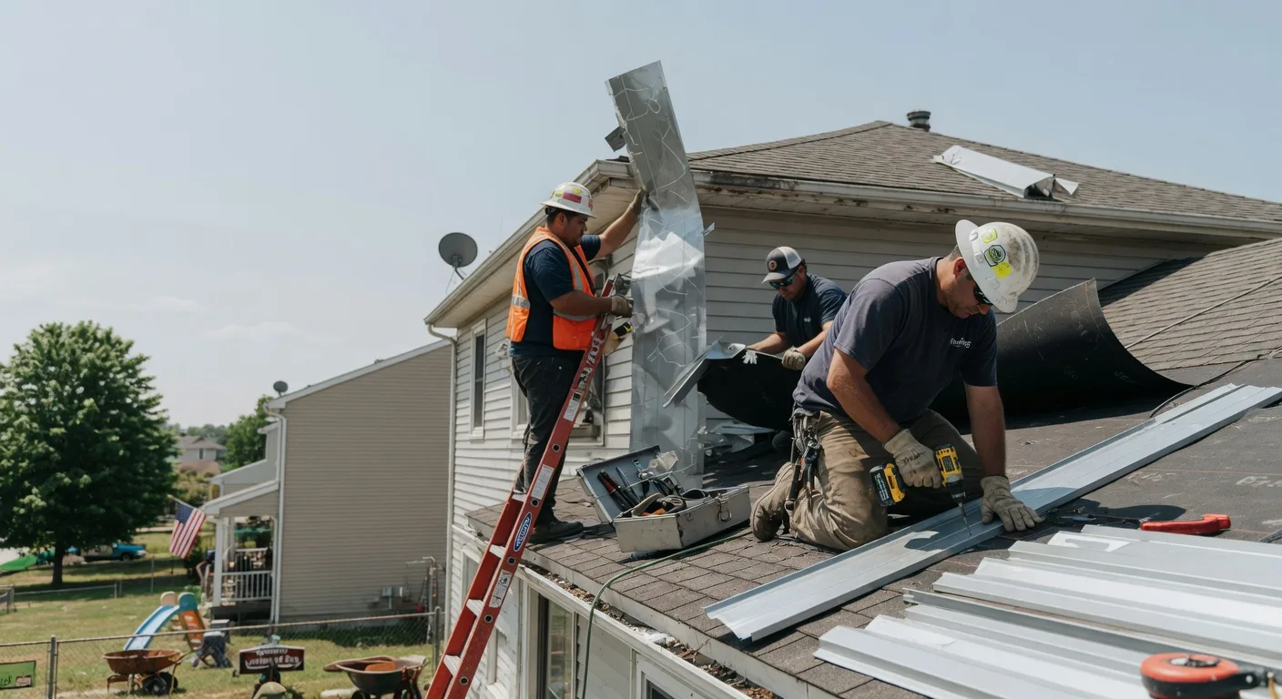 Metal Roof Repair in Francis Creek, WI